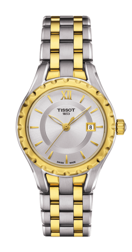 Tissot Lady Small Silver Dial Two Tone Womens Quartz Watch T0720102203800