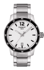 Tissot Quickster Gent Silver Dial Stainless Steel Mens Quartz Watch T0954101103700