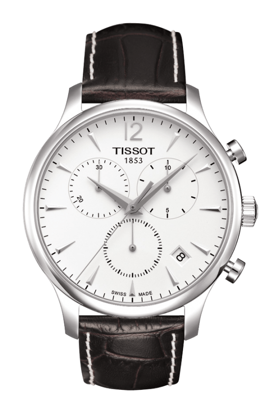Tissot Tradition Silver Dial Stainless Steel Mens Quartz Chronograph Watch T0636171603700