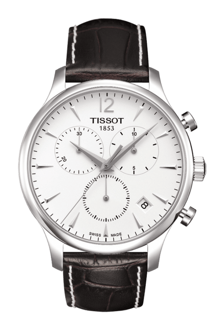 Tissot Tradition Silver Dial Stainless Steel Mens Quartz Chronograph Watch T0636171603700