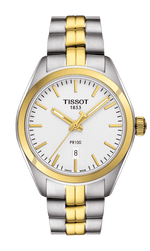 Tissot PR 100 Lady Silver Dial Two Tone Womens Quartz Watch T1012102203100