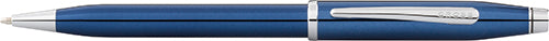Cross Century II Translucent Blue Lacquer Ballpoint Pen AT0082WG-87