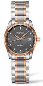 Longines Master Collection Anthracite Diamond Dot Dial Two Tone Womens Watch L22575077