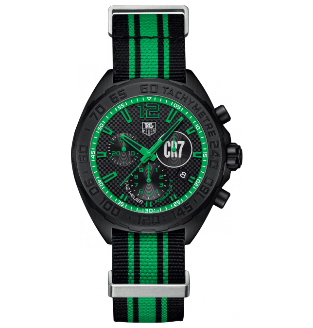 TAG Heuer Formula 1 Limited Edition Cristiano Ronaldo CR7 Stainless Steel Mens Quartz Chronograph Watch CAZ1113.FC8189