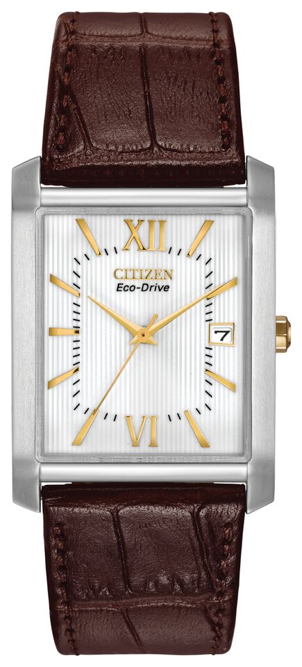 Citizen Eco-Drive White Dial Stainless Steel Mens Watch BM6789-02A