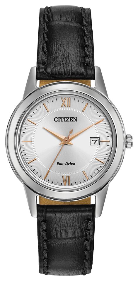 Citizen Eco-Drive Silver Dial Stainless Steel Womens Watch FE1086-04A