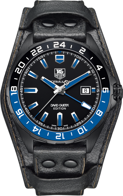 TAG Heuer Formula 1 Calibre 7 GMT David Guetta Special Edition Stainless Steel Mens Watch WAZ201A.FC8195