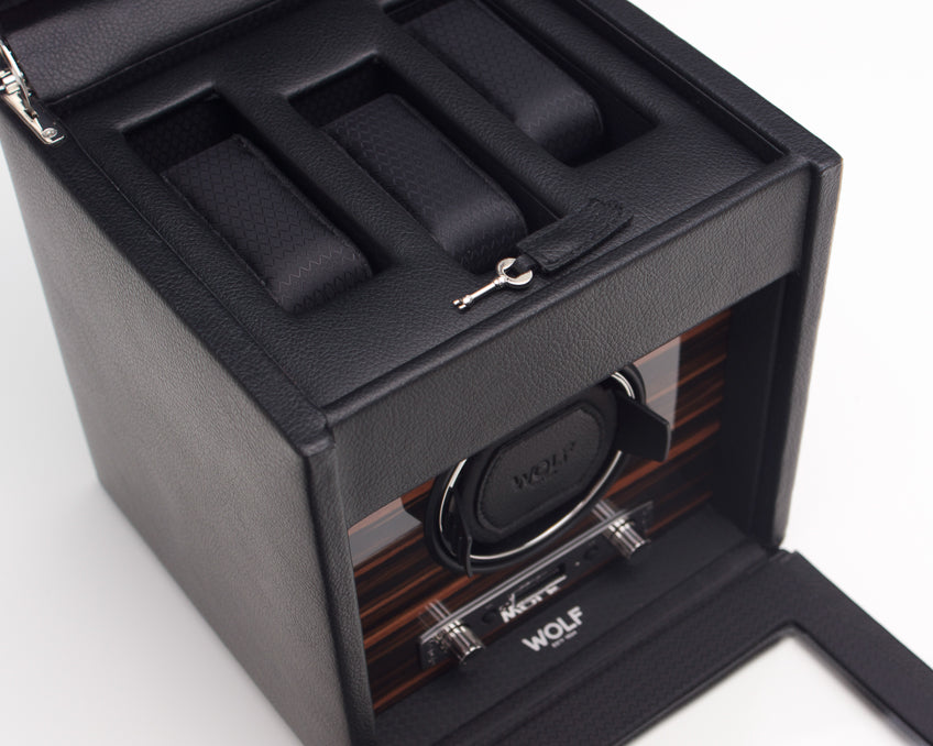 WOLF Roadster Single Watch Winding Box with Storage 457156