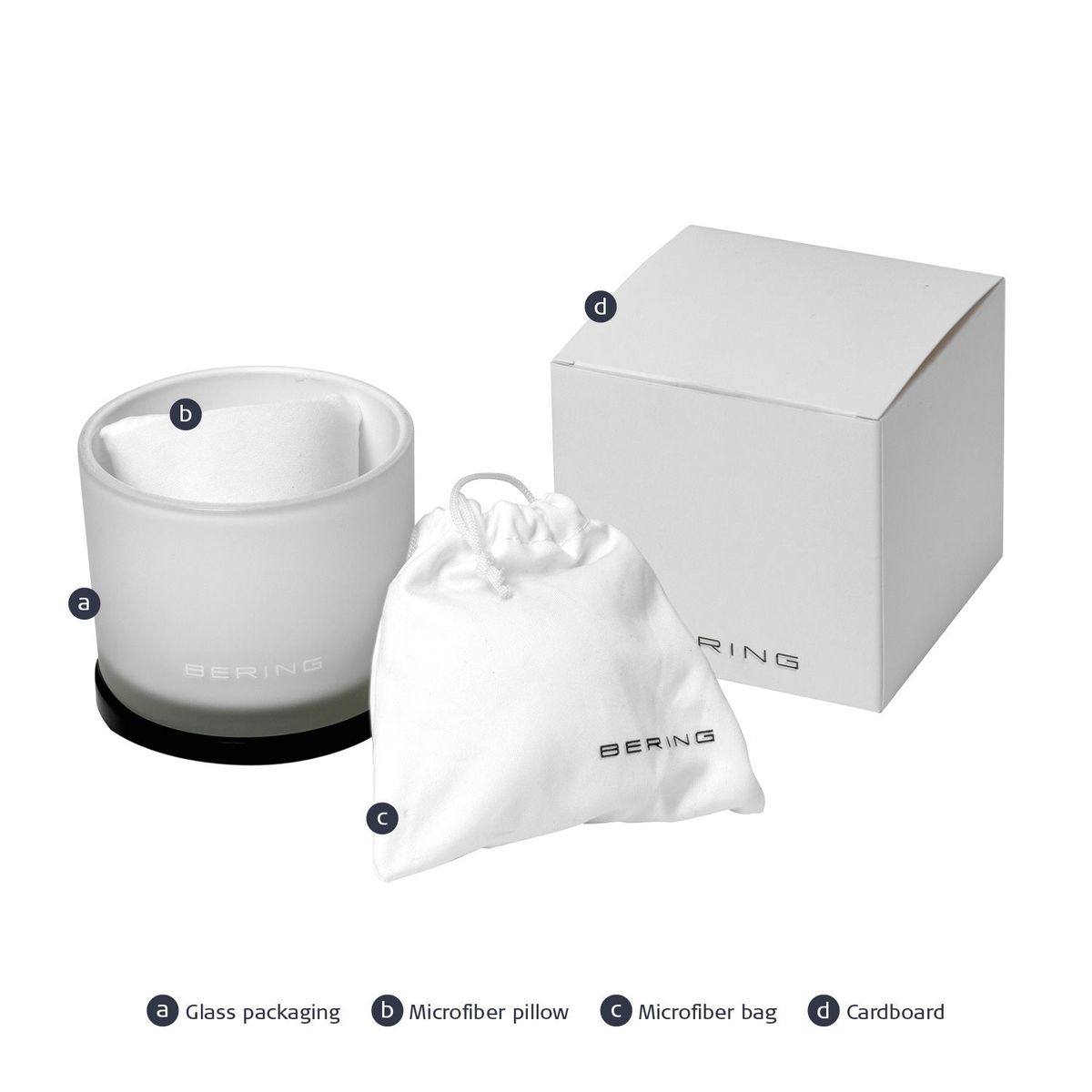 Bering Classic Collection White Dial Stainless Steel Mens Quartz Watch 11139-404