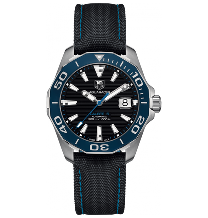 TAG Heuer Aquaracer Blue Dial Calibre 5 Automatic Stainless Steel Mens Watch WAY211B.FC6363