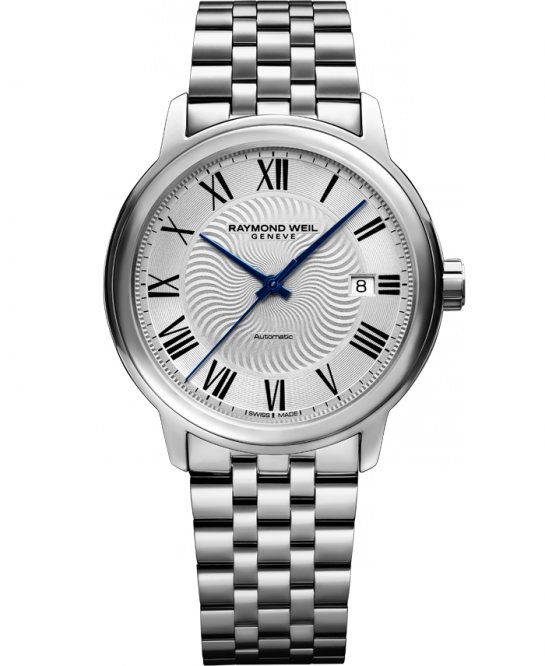 Raymond Weil Maestro Silver Dial Stainless Steel Mens Watch 2237-ST-00659