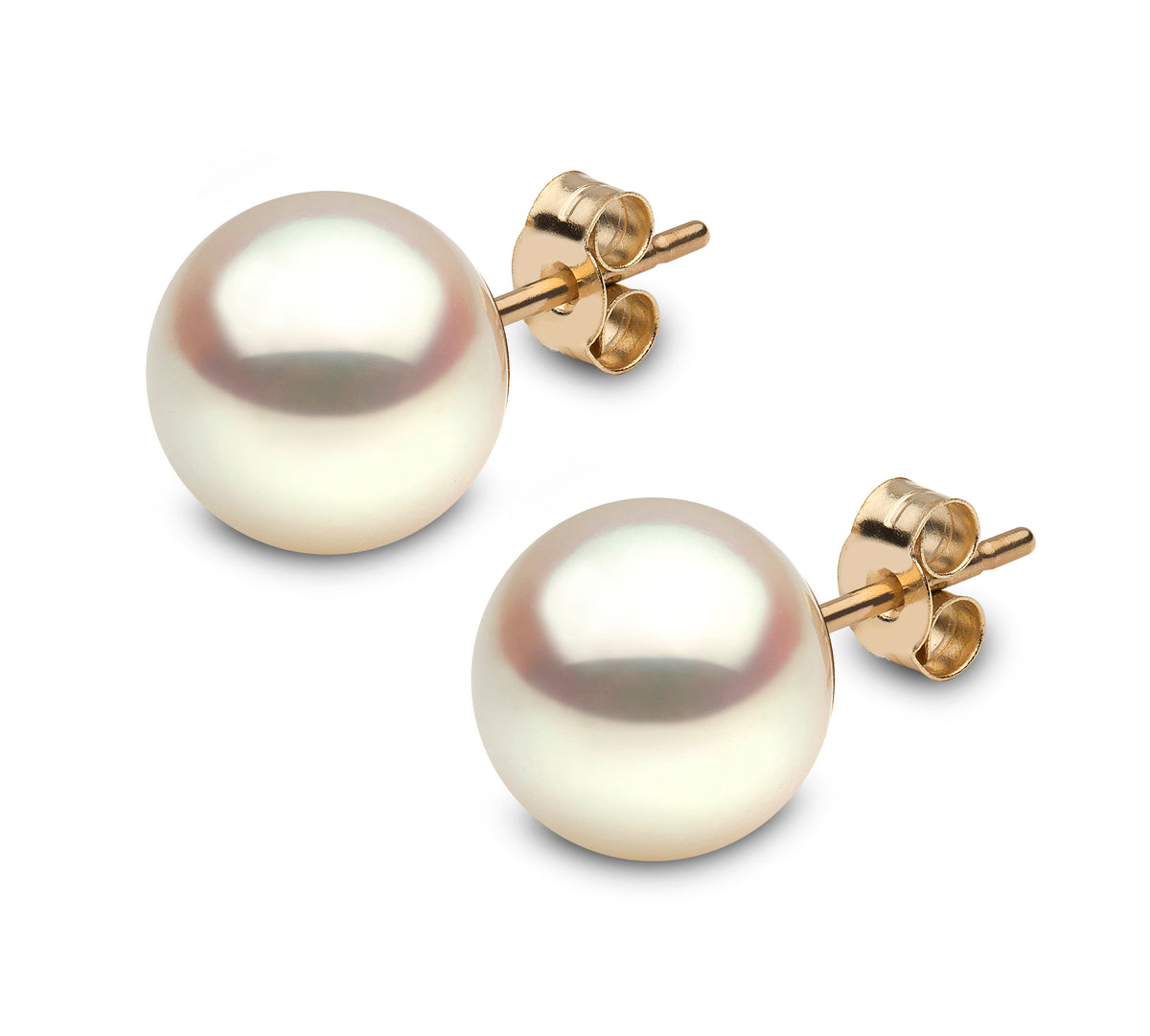 YOKO London 18ct Gold Cultured Freshwater Pearl Stud Earrings