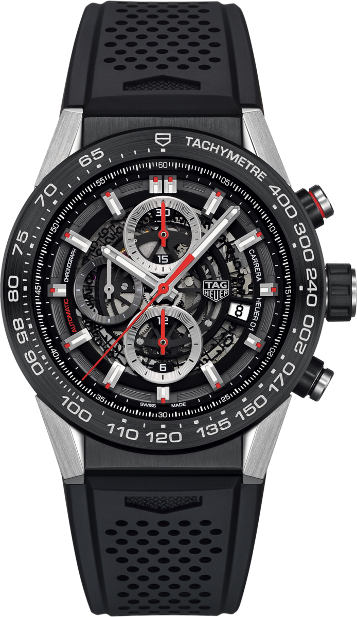 TAG Heuer Carrera Calibre HEUER 01 Automatic Stainless Steel Mens Chronograph Watch CAR2A1Z.FT6044