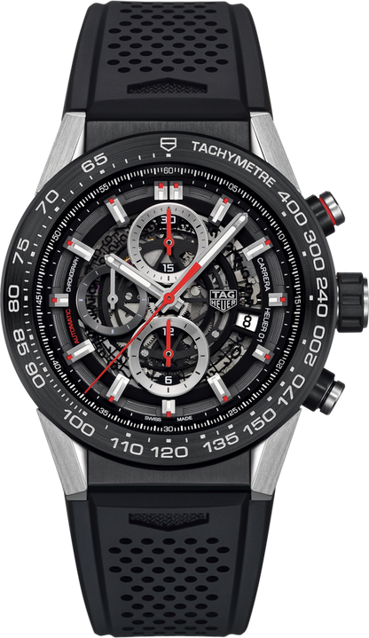 TAG Heuer Carrera Calibre HEUER 01 Automatic Stainless Steel Mens Chronograph Watch CAR2A1Z.FT6044