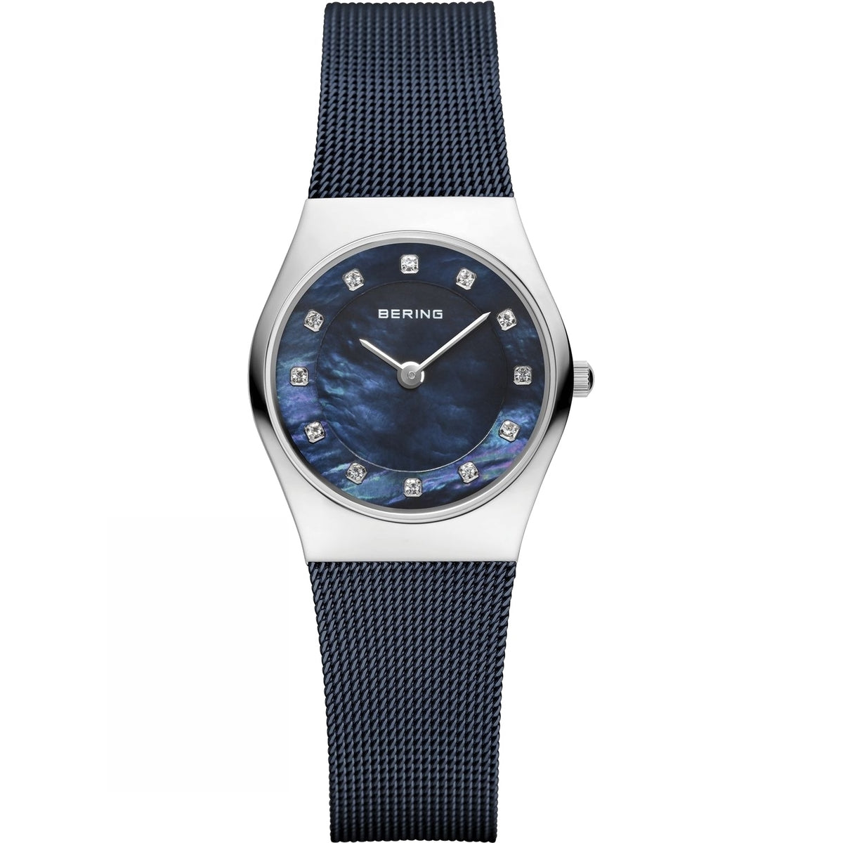 Bering Classic Collection Blue Dial Two Tone Womens Quartz Watch 11927-307