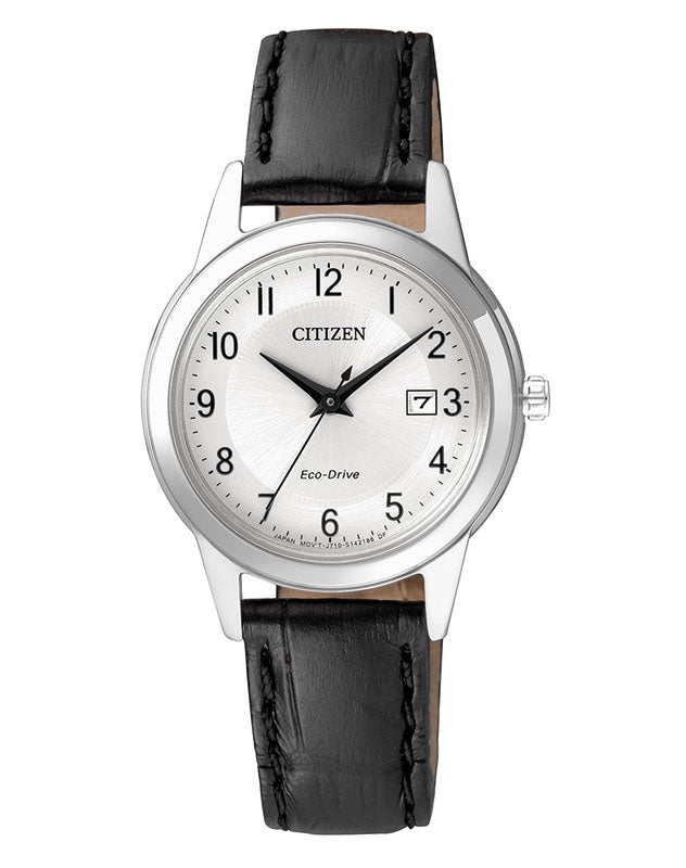 Citizen Eco-Drive Silver Dial Stainless Steel Womens Watch FE1081-08A
