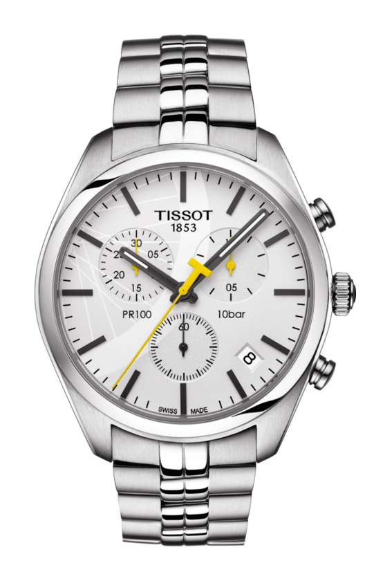 Tissot PR 100 Tour de France Special Edition Stainless Steel Mens Quartz Chronograph WatchT1014171103101