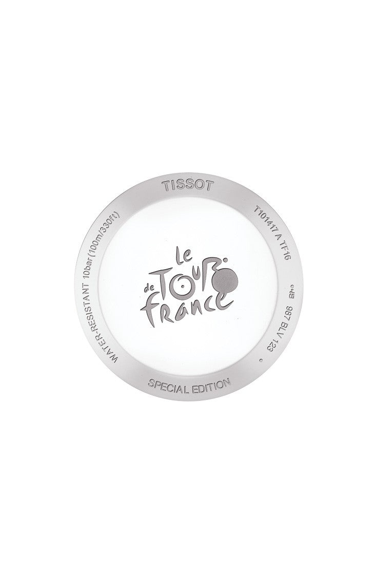 Tissot PR 100 Tour de France Special Edition Stainless Steel Mens Quartz Chronograph WatchT1014171103101