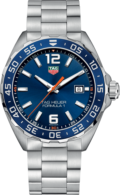 TAG Heuer Formula 1 Blue Dial Stainless Steel Mens Quartz Watch WAZ1010.BA0842