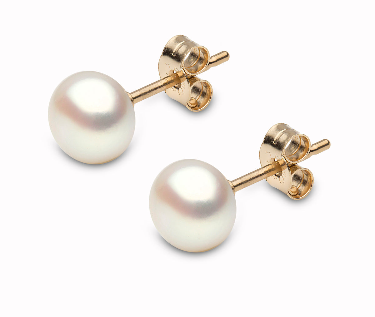 YOKO London 18ct Gold Cultured Freshwater Pearl Stud Earrings