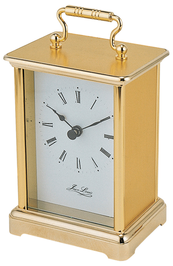 Jean Louis Gold Plated Quartz Carriage Clock