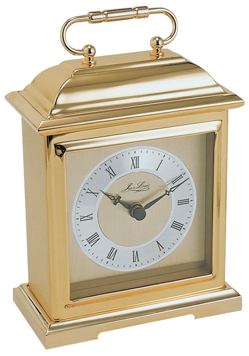 Jean Louis Gold Plated Quartz Westminster Chime Carriage Clock