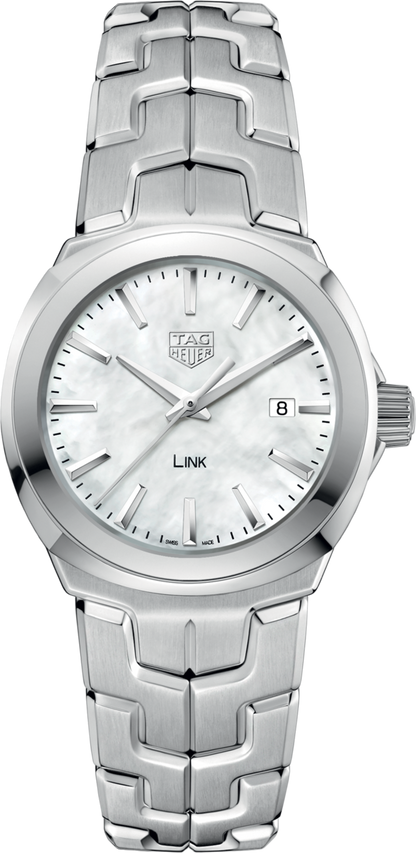 TAG Heuer Link Lady Mother of Pearl Dial Stainless Steel Womens Quartz Watch WBC1310.BA0600