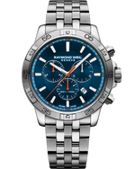 Raymond Weil Tango 300 Blue Dial Stainless Steel Mens Quartz Chronograph Watch 8560-ST2-50001