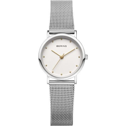 Bering Classic Collection Silver Dial Stainless Steel Womens Quartz Watch 13426-001