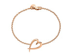 Shaun Leane Rose Vermeil Signature Hook Heart Bracelet SLS589RG