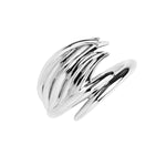 Shaun Leane Sterling  White Feather Ring (Size P) SLS660