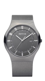 Bering Solar Collection Stainless Steel  Dial Mens Quartz Watch 14640-077