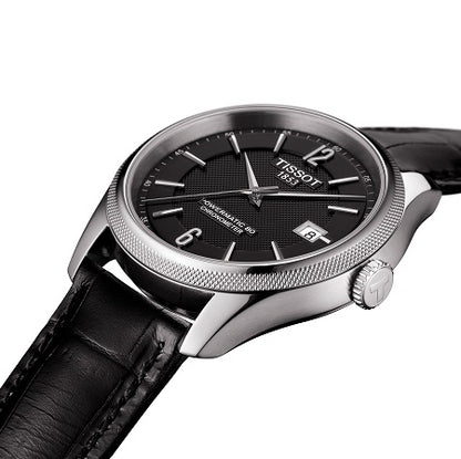Tissot Ballade Black Dial Stainless Steel Powermatic 80 COSC Chronometer Mens Watch T1084081605700