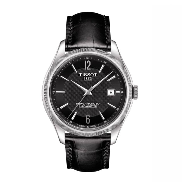 Tissot Ballade Black Dial Stainless Steel Powermatic 80 COSC Chronometer Mens Watch T1084081605700