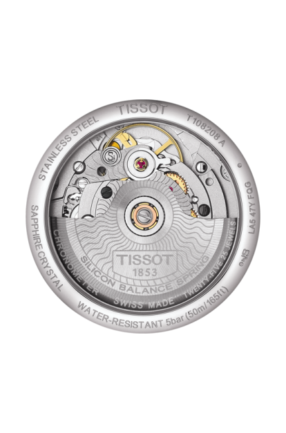 Tissot Ballade Lady Mother of Pearl Dial Stainless Steel Powermatic 80 COSC Chronometer Womens Watch T1082081111700