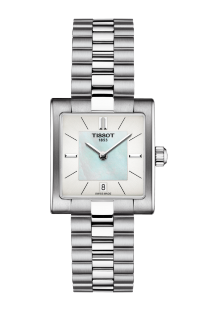 Tissot T02 Mother of Pearl Dial Stainless Steel Womens Quartz Watch T0903101111101