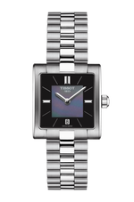 Tissot T02 Black Mother of Pearl Dial Stainless Steel Womens Quartz Watch T0903101112101
