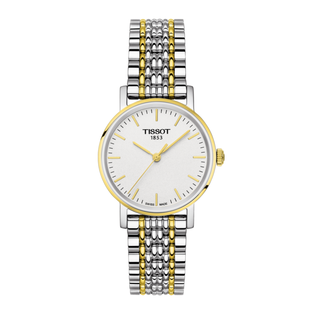 Tissot Everytime Small Silver Dial Two Tone Womens Quartz Watch T1092102203100