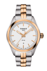 Tissot PR 100 Lady Silver Dial Two Tone Womens Quartz Watch T1012102203101