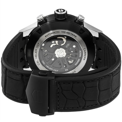 TAG Heuer Carrera Calibre HEUER 02T Automatic Titanium Mens Tourbillon Chronograph Watch CAR5A8Y.FC6377