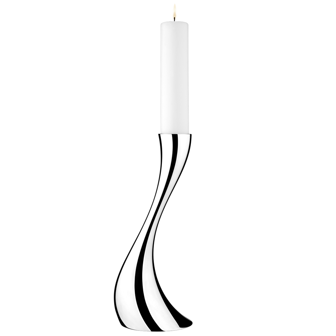 Georg Jensen Living COBRA Stainless Steel Floor Candleholder (Small) 3586631