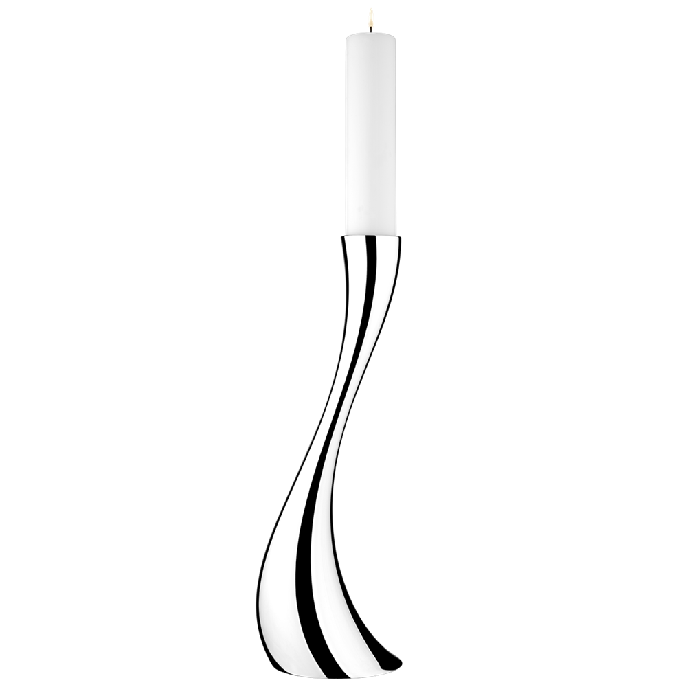 Georg Jensen Living COBRA Stainless Steel Floor Candleholder (Medium) 3586632
