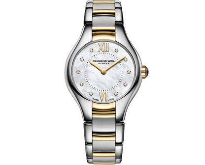 Raymond Weil Noemia Mother of Pearl Dial Two Tone Womens Quartz Watch 24mm 5124-STP-00985