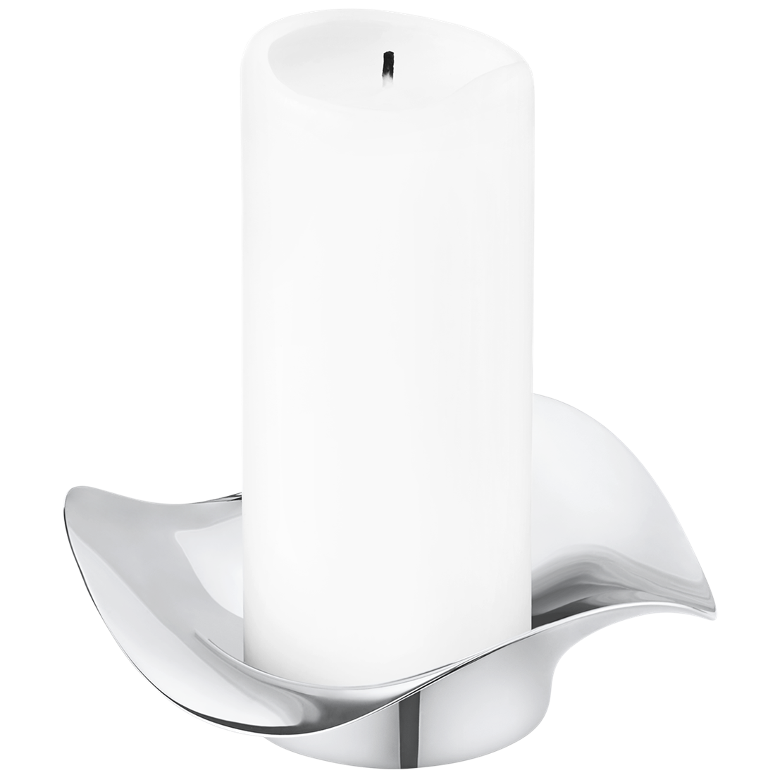 Georg Jensen Living Stainless Steel COBRA Candleholder 3586246