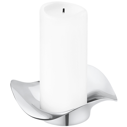 Georg Jensen Living Stainless Steel COBRA Candleholder 3586246
