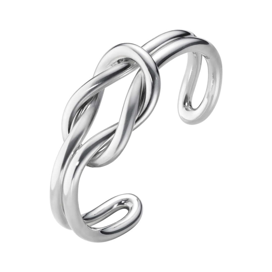 Georg Jensen LOVE KNOT Sterling Silver Bangle (Medium) 10003032
