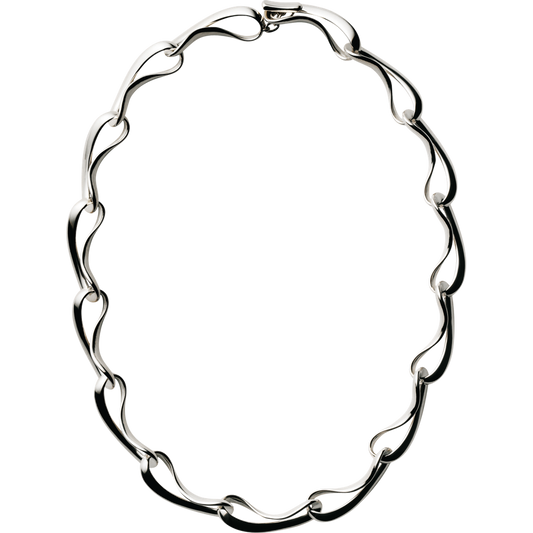 Georg Jensen INFINITY Sterling Silver Collar Necklace 3532802