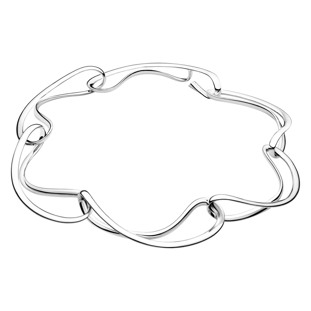 Georg Jensen INFINITY Sterling Silver Collar Necklace 3533082