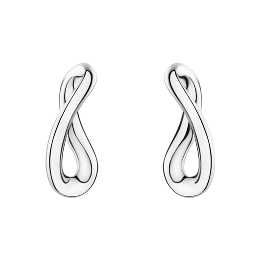 Georg Jensen INFINITY Sterling Silver Earrings 3539284