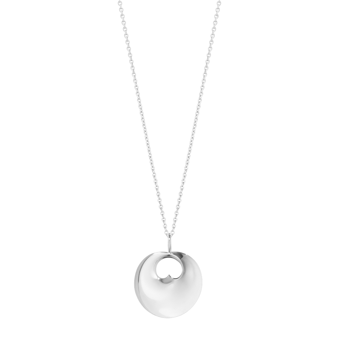 Georg Jensen HIDDEN HEART Sterling Silver Pendant Necklace (small) 3415097